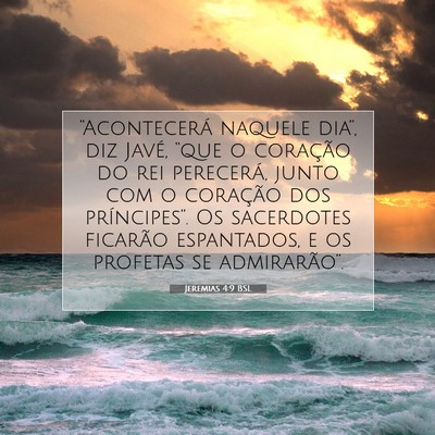Jeremias 4:9 Versículo Bíblico Explicado