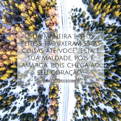 Jeremias 4:18 BSL Imagem do Versículo Bíblico