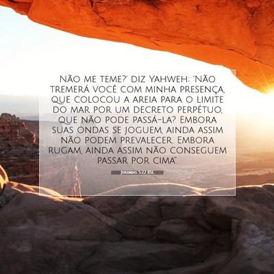 Jeremias 5:22 BSL Imagem do Versículo Bíblico