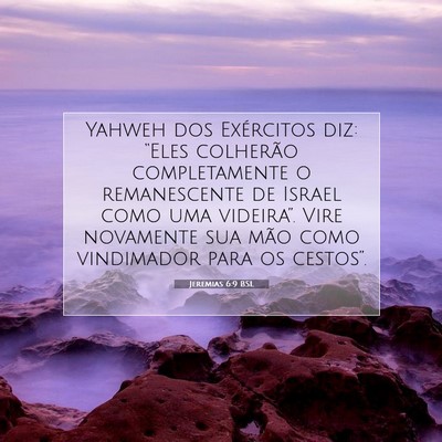 Jeremias 6:9 Versículo Bíblico Explicado