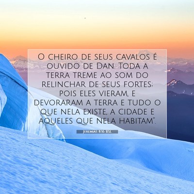 Jeremias 8:16 BSL Imagem do Versículo Bíblico