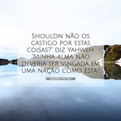Jeremias 9:9 Versículo Bíblico Explicado