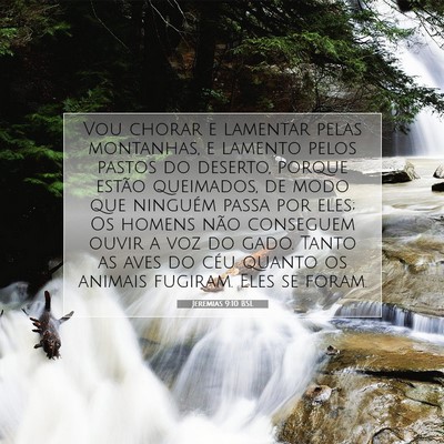 Jeremias 9:10 BSL Imagem do Versículo Bíblico