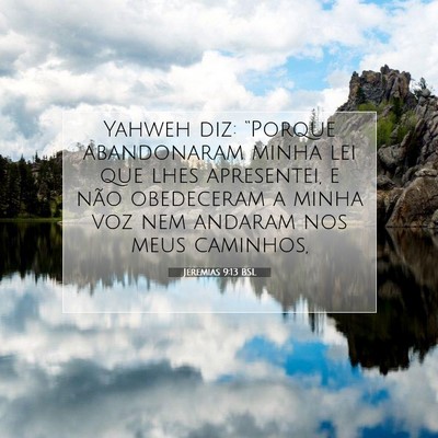 Jeremias 9:13 Versículo Bíblico Explicado
