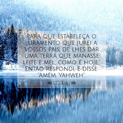 Jeremias 11:5 Versículo Bíblico Explicado