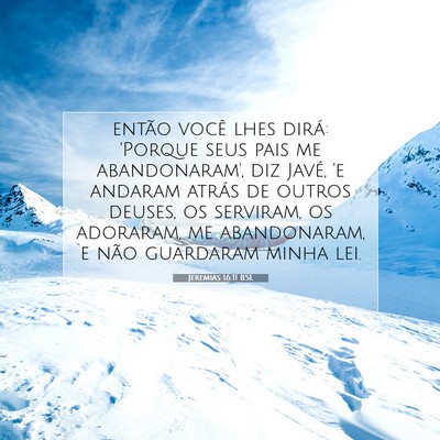 Jeremias 16:11 Versículo Bíblico Explicado