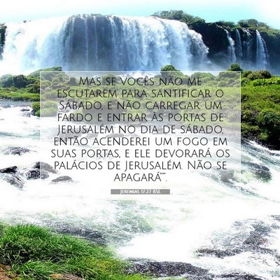 Jeremias 17:27 Versículo Bíblico Explicado