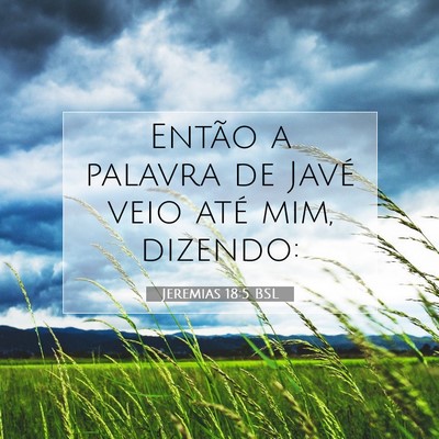 Jeremias 18:5 Versículo Bíblico Explicado