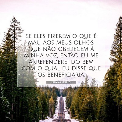 Jeremias 18:10 Versículo Bíblico Explicado