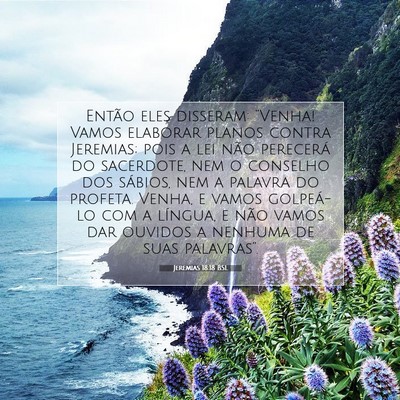 Jeremias 18:18 BSL Imagem do Versículo Bíblico