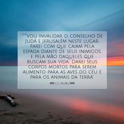 Jeremias 19:7 Versículo Bíblico Explicado