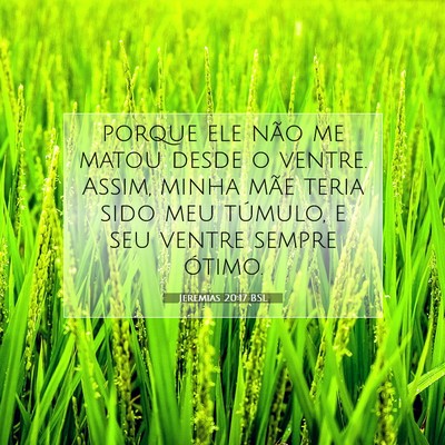 Jeremias 20:17 Versículo Bíblico Explicado
