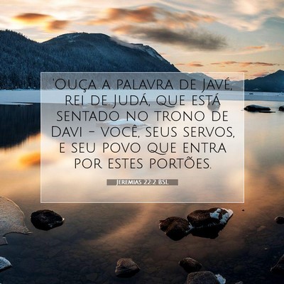 Jeremias 22:2 BSL Imagem do Versículo Bíblico