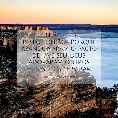 Jeremias 22:9 Versículo Bíblico Explicado
