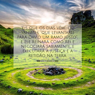Jeremias 23:5 BSL Imagem do Versículo Bíblico