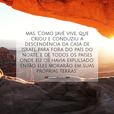 Jeremias 23:8 Versículo Bíblico Explicado