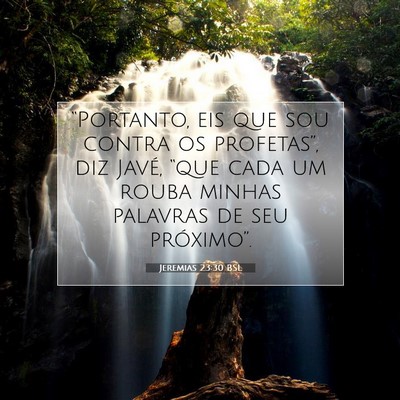 Jeremias 23:30 Versículo Bíblico Explicado
