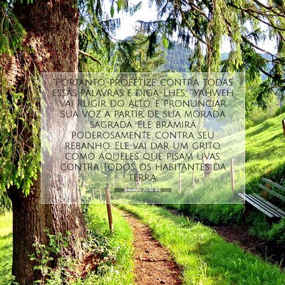 Jeremias 25:30 BSL Imagem do Versículo Bíblico