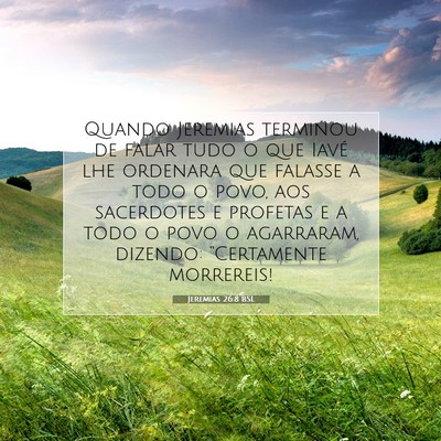 Jeremias 26:8 Versículo Bíblico Explicado