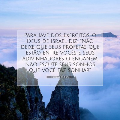 Jeremias 29:8 BSL Imagem do Versículo Bíblico