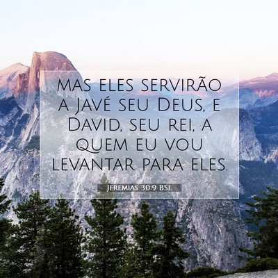 Jeremias 30:9 BSL Imagem do Versículo Bíblico