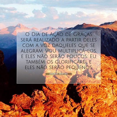 Jeremias 30:19 BSL Imagem do Versículo Bíblico