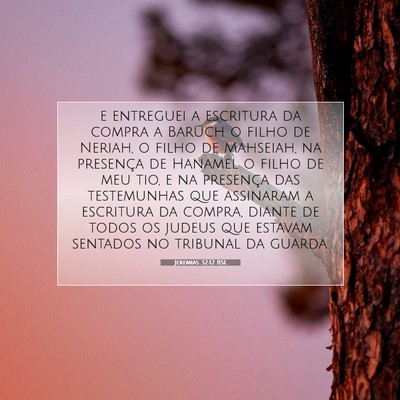 Jeremias 32:12 BSL Imagem do Versículo Bíblico