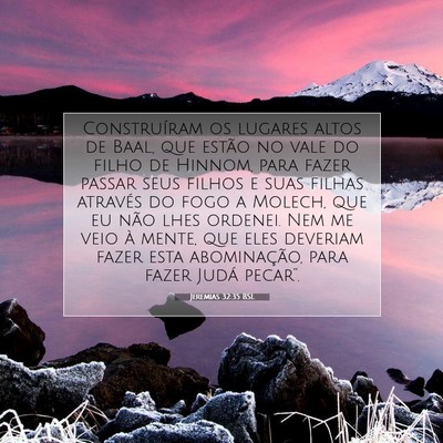 Jeremias 32:35 Versículo Bíblico Explicado