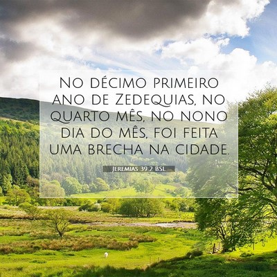 Jeremias 39:2 BSL Imagem do Versículo Bíblico