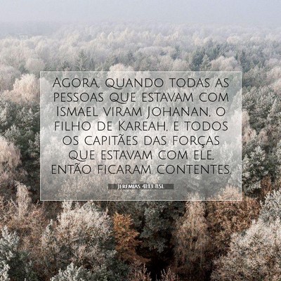 Jeremias 41:13 Versículo Bíblico Explicado