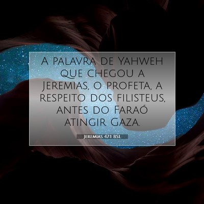 Jeremias 47:1 Versículo Bíblico Explicado
