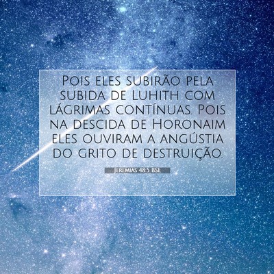 Jeremias 48:5 Versículo Bíblico Explicado