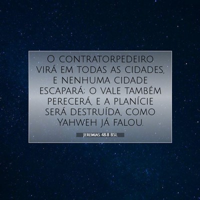 Jeremias 48:8 Versículo Bíblico Explicado
