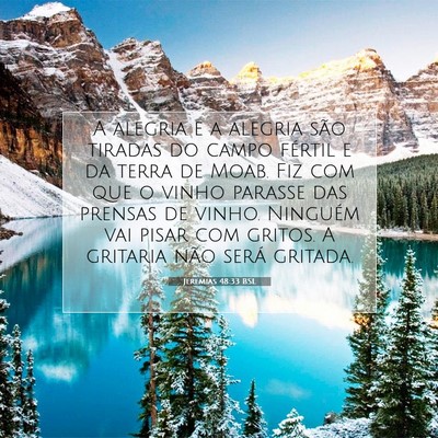 Jeremias 48:33 Versículo Bíblico Explicado