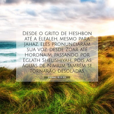 Jeremias 48:34 Versículo Bíblico Explicado