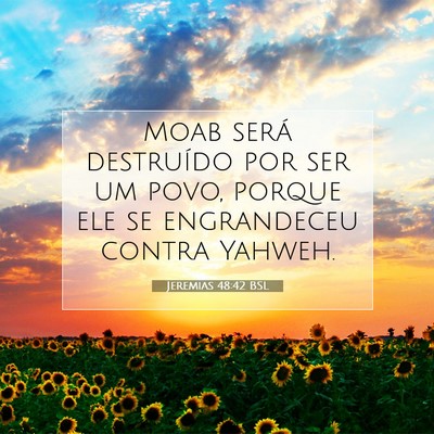 Jeremias 48:42 Versículo Bíblico Explicado