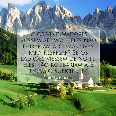 Jeremias 49:9 Versículo Bíblico Explicado