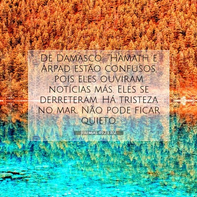 Jeremias 49:23 Versículo Bíblico Explicado