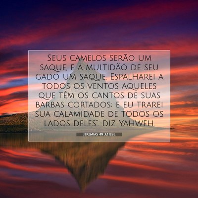 Jeremias 49:32 Versículo Bíblico Explicado
