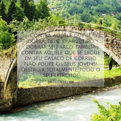 Jeremias 51:3 Versículo Bíblico Explicado