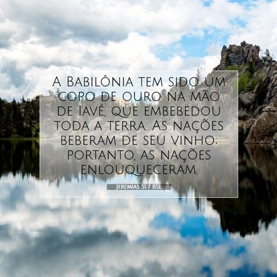 Jeremias 51:7 BSL Imagem do Versículo Bíblico