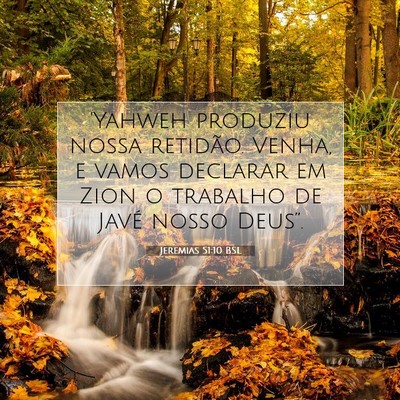 Jeremias 51:10 Versículo Bíblico Explicado