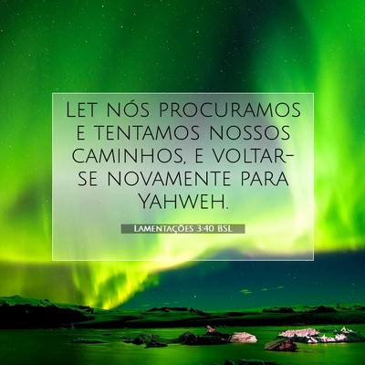 Lamentações 3:40 BSL Imagem do Versículo Bíblico