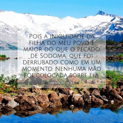 Lamentações 4:6 Versículo Bíblico Explicado