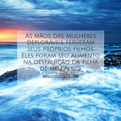 Lamentações 4:10 Versículo Bíblico Explicado