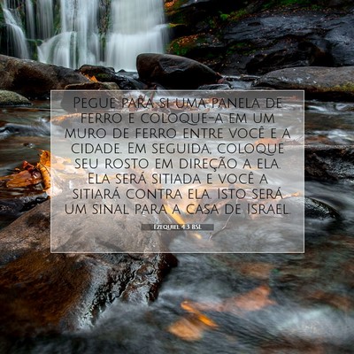 Ezequiel 4:3 BSL Imagem do Versículo Bíblico