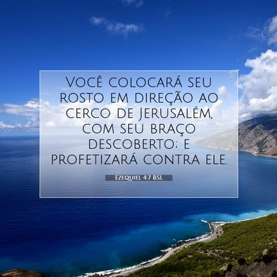 Ezequiel 4:7 BSL Imagem do Versículo Bíblico