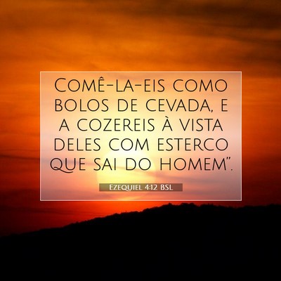 Ezequiel 4:12 BSL Imagem do Versículo Bíblico