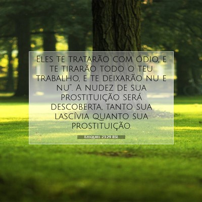 Ezequiel 23:29 BSL Imagem do Versículo Bíblico
