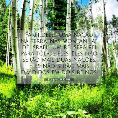 Ezequiel 37:22 BSL Imagem do Versículo Bíblico